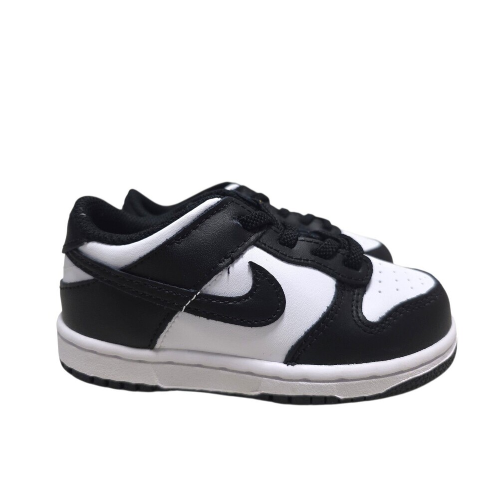 Toddler Nike Dunk Low Panda CW1589-100 Black White Size 9C